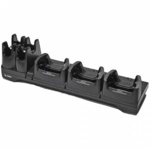 Zebra CR40-3S4T-TC5-M-01 - RFD40, Communication ShareCradle 3 laitepaikkaa + 4 vara-akun latauspaikkaa TC51 / TC52 / TC56 / TC57 -sarjalle