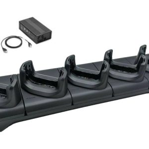 Zebra CRD-TCVT-5DE-1 - KIT: Ethernet / USB Communication ShareCradle to charge up to five TC201 devices WITHOUT a rugged boot. Includes power supply PWR-BGA12V150W1WW .