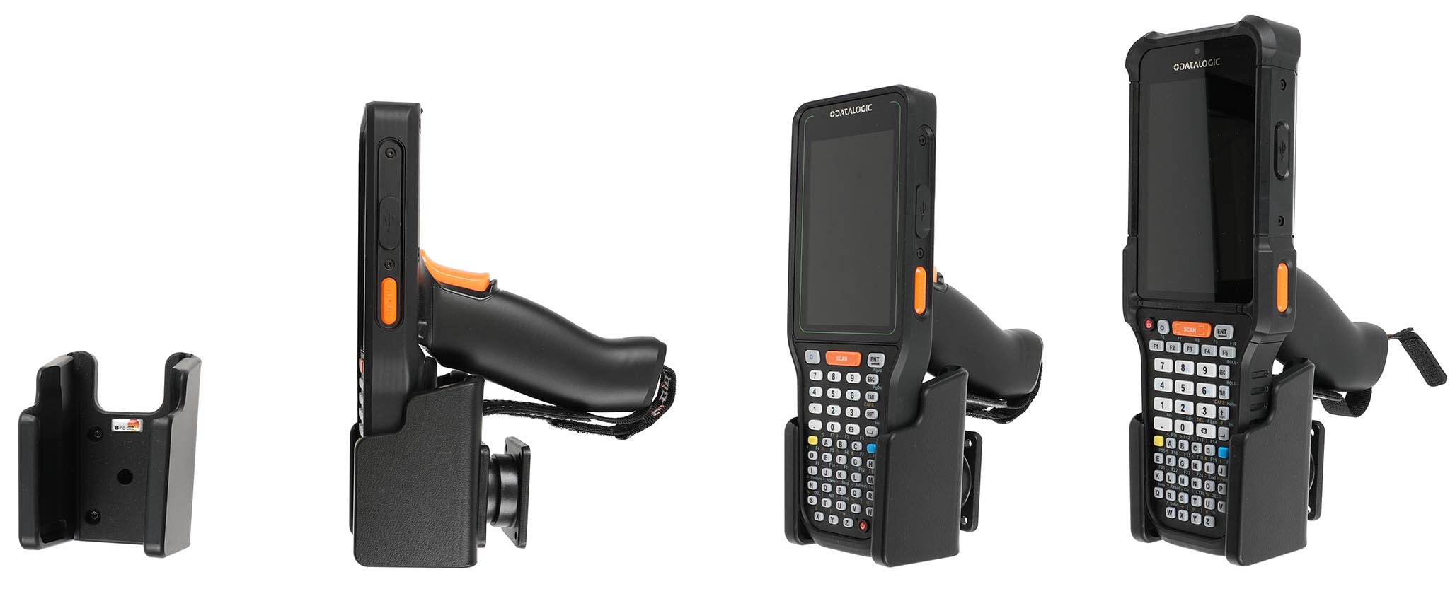 Brodit 711490 – Passive Holder with Tilt Swivel, AMPS, Datalogic Skorpio X45, Skorpio X40 ja Falcon X65