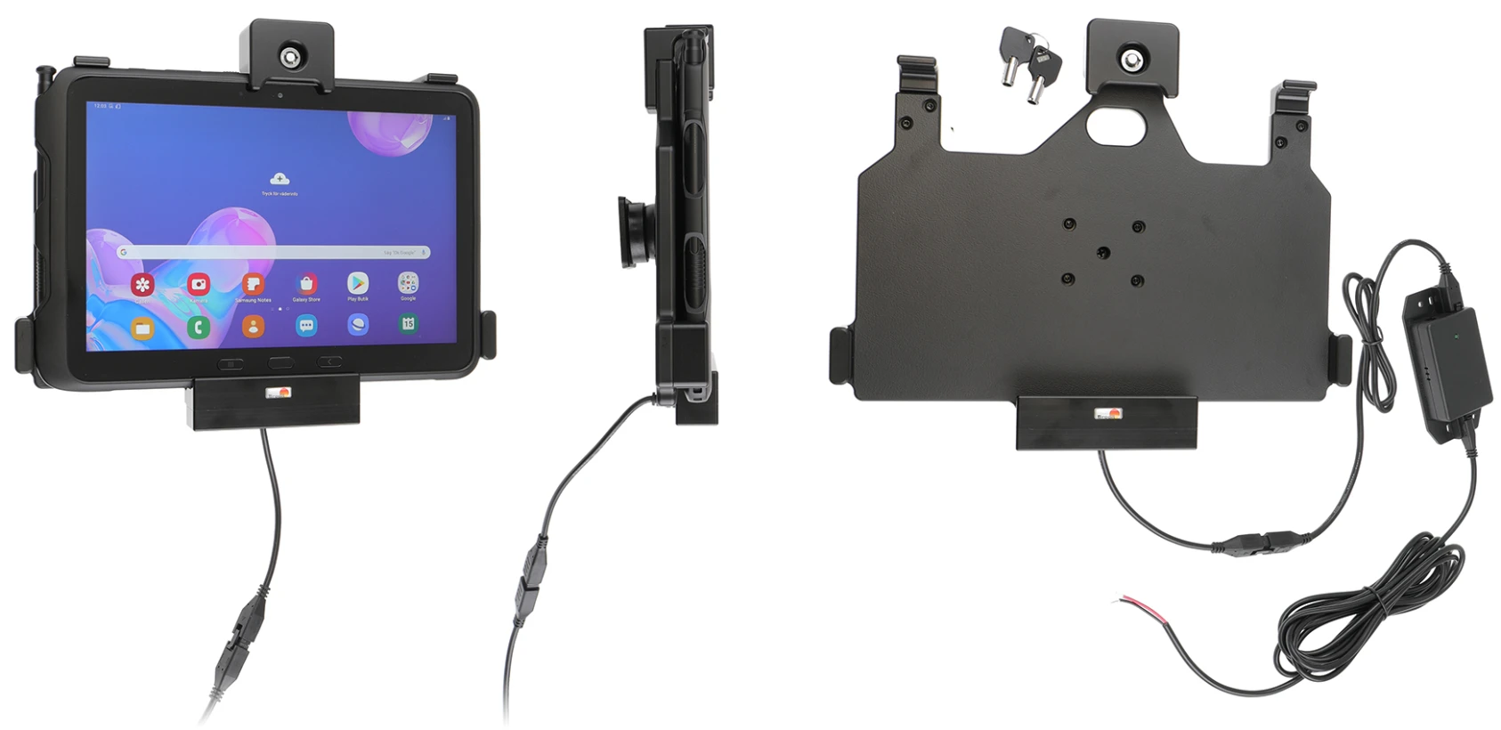 Brodit 736148 - Device holder with charging function - for tablets - Samsung Galaxy Tab Active Pro T540/T545/T547/T547U