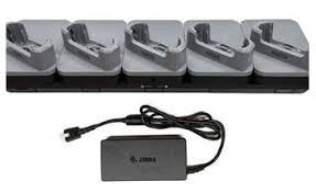 Zebra CRD-TCVT-5DE, Ethernet- ja USB ShareCradle -lataus- ja tiedonsiirtoteline viidelle TC201- tai TC101-mobiilipäätteelle ilman Rugged Boot -suojakuorta