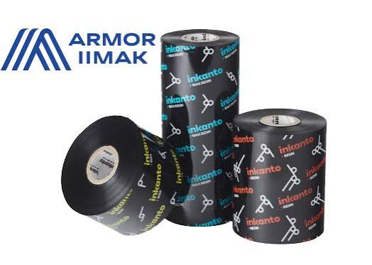 ARMOR-IIMAK T64369ZA – 60 mm × 300 m AXR 8 Resin Ribbon, musta, Cardboard + PE Outside