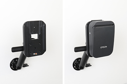 Brodit 216460 – MultiMoveClip-pikakiinnitys Epson TM-P20II -mobiilitulostimelle, AMPS, musta - Image 2