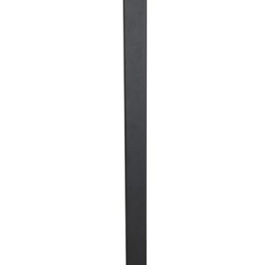 Brodit 217210 – Säädettävä lattiateline 1070–1500 mm, 2 × AMPS / VESA 75, teräs, musta