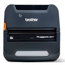 Brother RJ4255WBL – RJ-4250WB 4" 203 dpi mobiili tarra- ja kuittitulostin, Wi-Fi, Bluetooth/MFi + akku