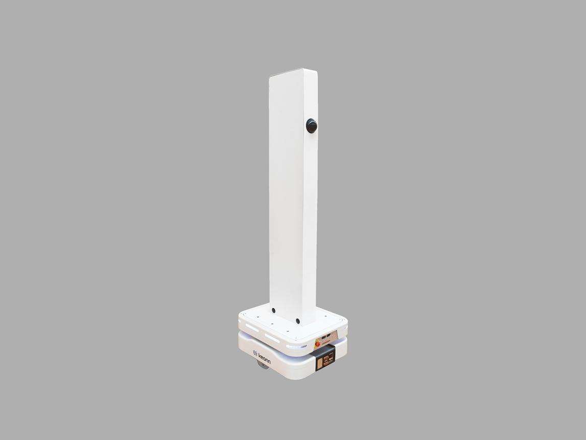 Keonn ADRTEU200 – Robin-200 autonominen UHF RFID -inventointirobotti, ETSI, latausasema