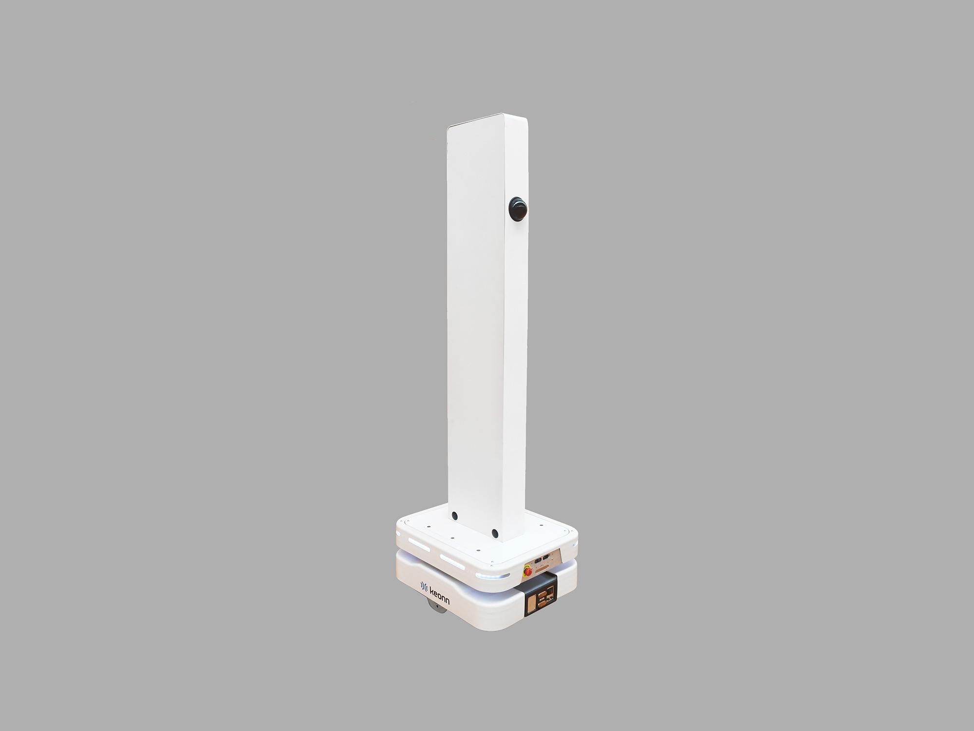 Keonn ADRTUS200, Robin-200 autonominen UHF RFID -inventointirobotti, FCC, latausasema