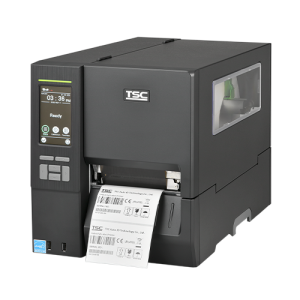 Printronix Auto ID T6E3X4-2105-00 – T6304e 4" teollinen lämpösiirtotarratulostin, 300 dpi, Heavy Duty Cutter & Tray, USB, Ethernet & RS-232, EU