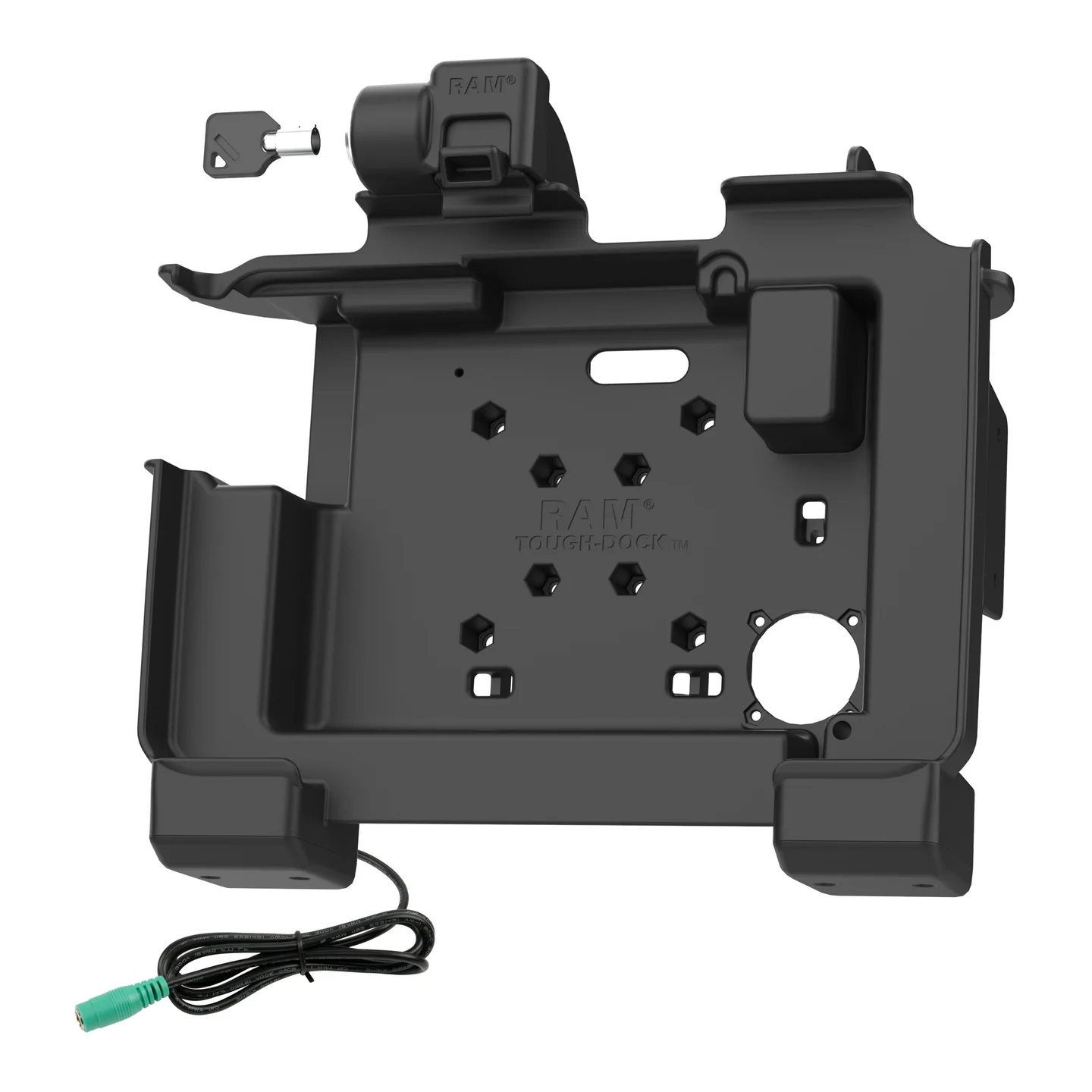 Zebra 3PTY-RAM-HOL-ZE25PLU – RAM Powered Locking Dock, lukittava virtatelakka ET6x-tableteille - Image 2