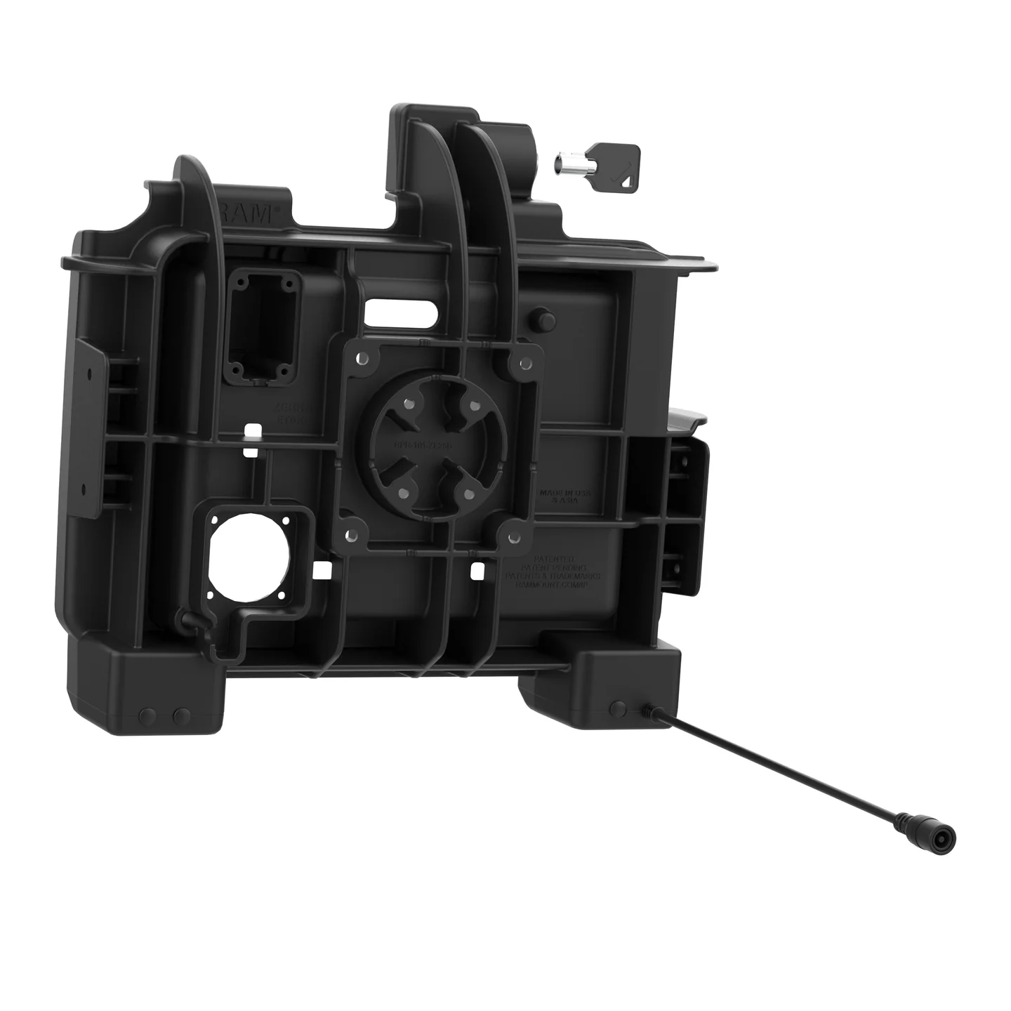 Zebra 3PTY-RAM-HOL-ZE25PLU – RAM Powered Locking Dock, lukittava virtatelakka ET6x-tableteille - Image 3