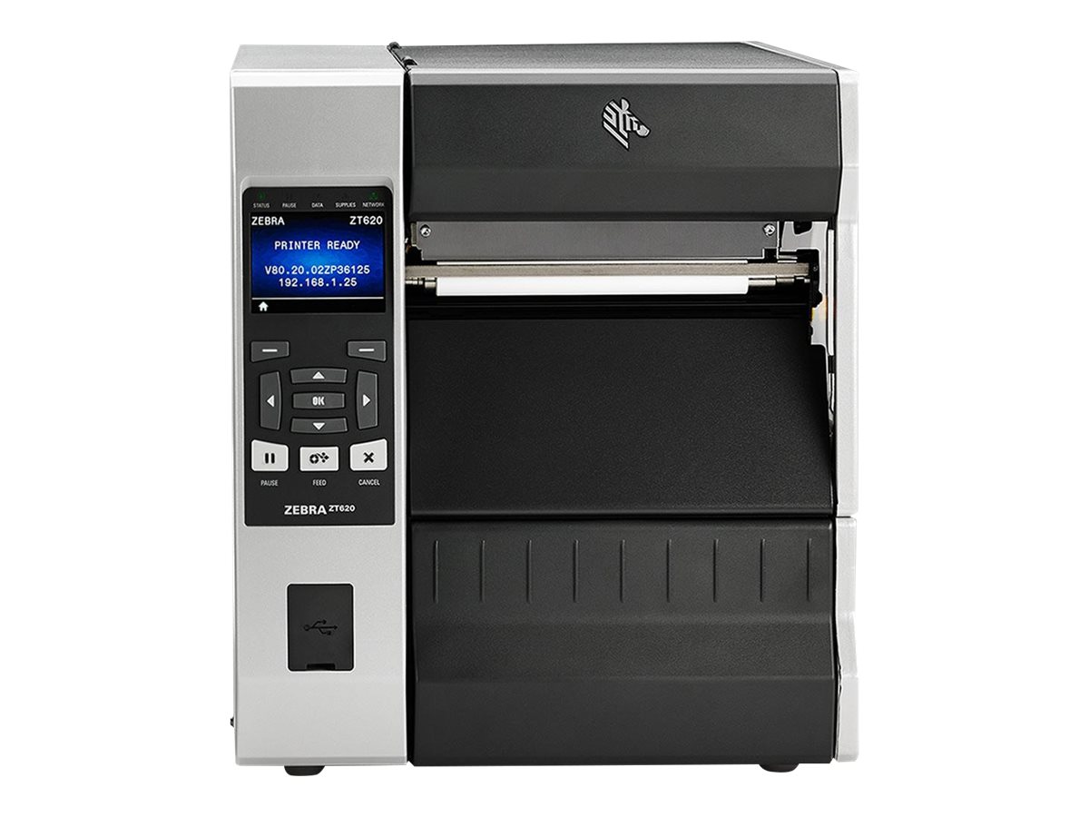 Zebra ZT62063-T0E0200Z – ZT620 6″ teollisuustarratulostin, TT, 300 dpi, 168 mm, 203 mm/s, Ethernet, Bluetooth, Color Touch