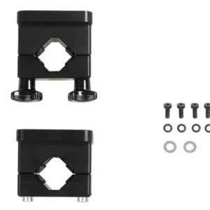 Brodit 216114 – Heavy Duty Pipe Mount 29–40 mm, 65 × 45 mm Dual AMPS -asennuslevy