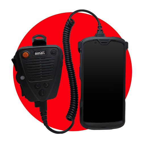 Zebra 3PTY-AINA-APTT2WFR55 – AINA PTT Voice Responder Zebra FR55 -liittimellä