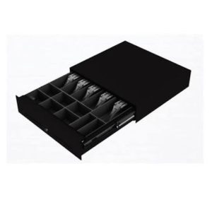 APG Cash Drawers SL3000-0006 – SL3000 kassalaatikko 446 × 410 × 107 mm, musta, 8C4N, CON001