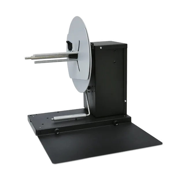 DPR LLC ASD1214-S0 – All-in-one etikettien takaisinkelaaja, 127 mm, Ø 250 mm, 225 rpm, 3″ hylsytuki
