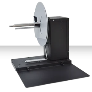 DPR LLC AD1214-S4 – etikettien takaisinkelaaja, 127 mm, Ø 250 mm, 225 rpm, kiinteä 3″ hylsytuki