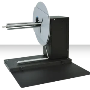 DPR LLC AD1221-S0 – etikettien takaisinkelaaja, 174 mm, Ø 250 mm, 225 rpm, säädettävä 40–118 mm hylsytuki