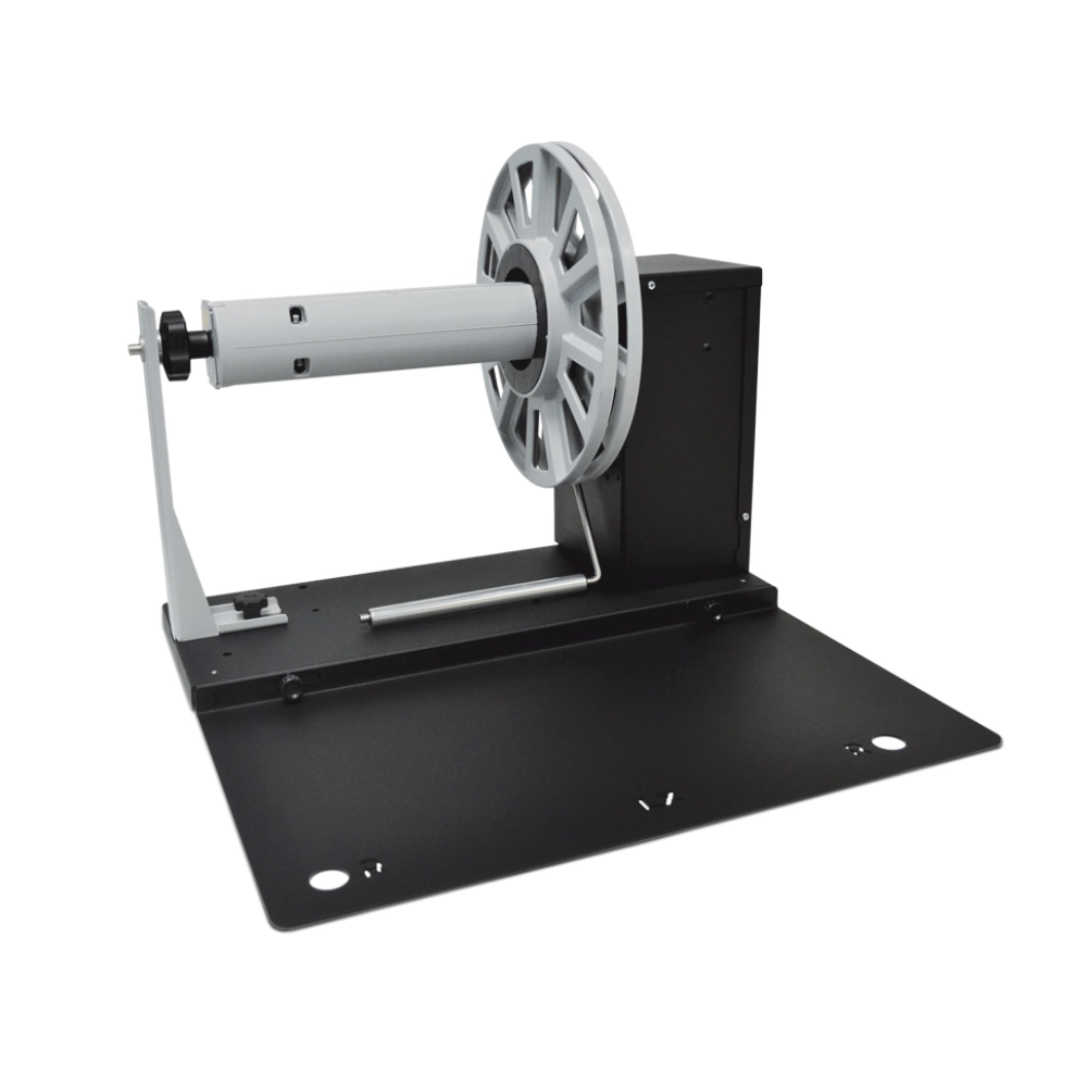 Dpr Llc. RP1234-S4 - DPR Label Rewinder perfect for use with Primeras entire line of LX. Series Label Printers and especially LX900/LX2000. The RP1234-S4 can rewind rolls up to 250mm diameter and 220mm wide