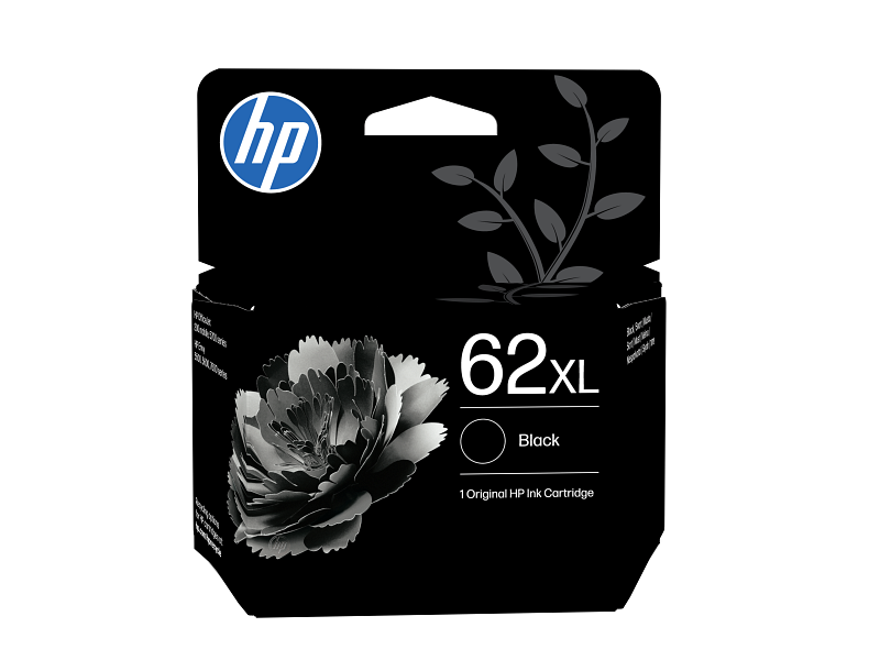 HP D14SKAE / C2P05AE 62XL alkuperäinen musta mustepatruuna, 12 ml
