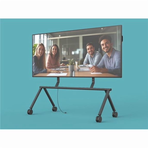 Heckler H1053-BK – XL Display Stand MkII siirrettävä näyttöteline, 82–105", VESA 400–1600, 99,8 kg, musta