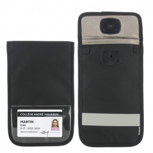 Mobilis 001399 – lukittava Signal-Blocking Smartphone Pouch 5–7 tuuman älypuhelimille