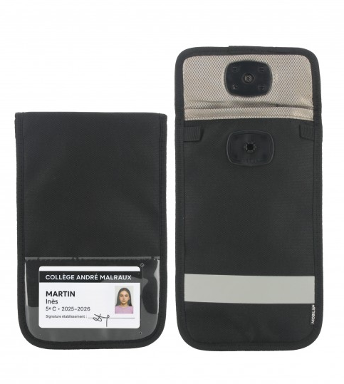 Mobilis 001399 – lukittava Signal-Blocking Smartphone Pouch 5–7 tuuman älypuhelimille