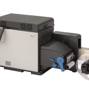 OKI 46672103 Pro1050 – CMYK+White-kuivaväritarratulostin, 1200 dpi, 126 mm, Ethernet
