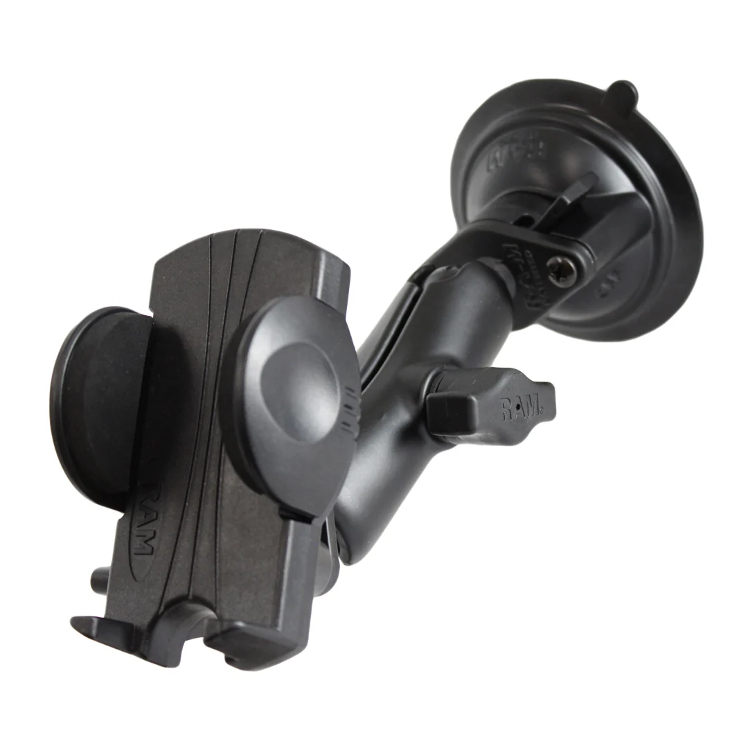 RAM Mount RAM-B-166-UN1U - Twist-Lock imukuppikiinnitteinen yleispuhelinteline, B-koko 1″