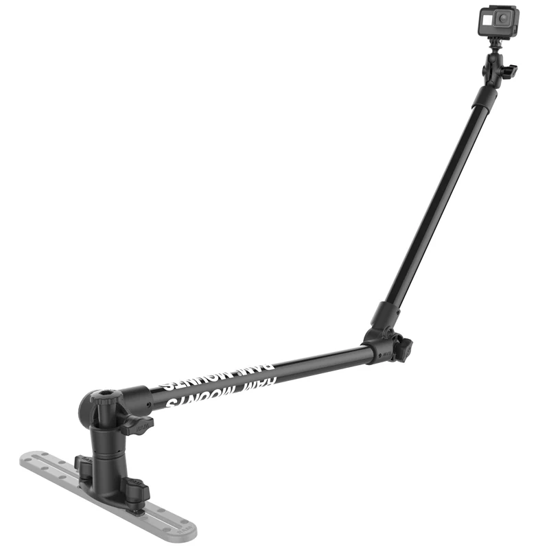 RAM Mount RAP-411-18-18-A-GOP1 - Tough-Pole 48″ action-kamerateline, Dual Track Base, GoPro-yhteensopiva - Image 2