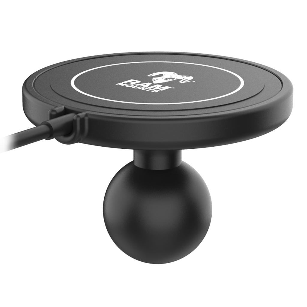 RAM Mount RAP-B-202-APMAG1W2MU - Qi2 15 W langaton MagSafe-yhteensopiva laturi, B-koko 1″