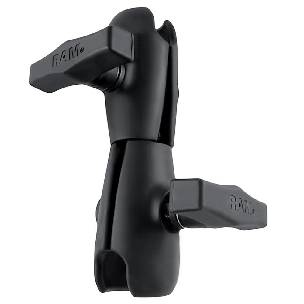 RAM Mount RAP-200-2U - Double Socket Swivel & Ratchet Arm, C-koko 1,5″, 360° + 180° säätö