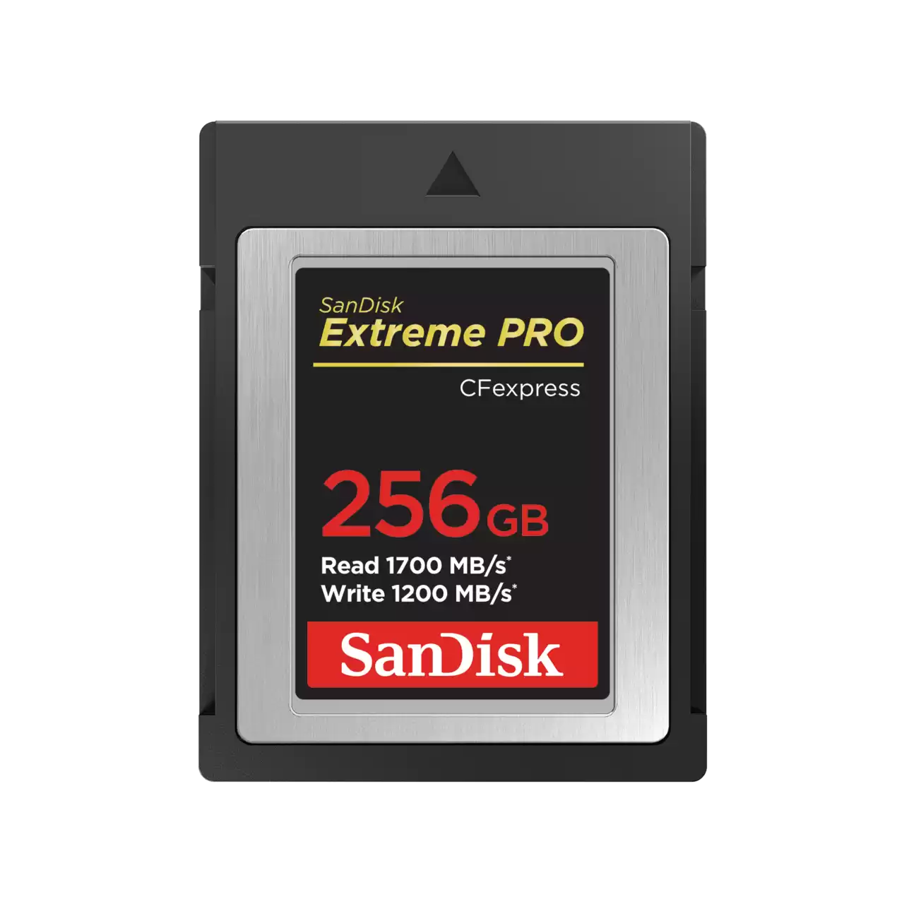SANDISK SDCFEB-256G-GN4NN – Extreme PRO CFexpress 4.0 Type B 256GB, PCIe Gen4, 3700 MB/s luku / 3500 MB/s kirjoitus