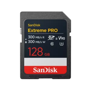 SANDISK SDSDXDE-128G-GN4IN – Extreme PRO SD UHS-II V90 128GB, 310 MB/s luku / 304 MB/s kirjoitus