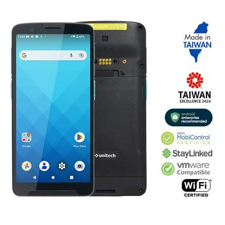 Unitech EA660-N56CUM3G – EA660 Wi-Fi 6E -mobiilipääte, Android 15, SE4710 2D, 8/128 GB, IP68 - Image 2