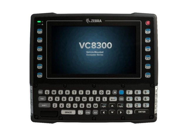 Zebra VC83-08SOCQBAABA-I – VC8300 8″ ajoneuvotietokone, QWERTY, 1000 nit Touch, 4/32 GB pSLC, Android, −30…+50 °C