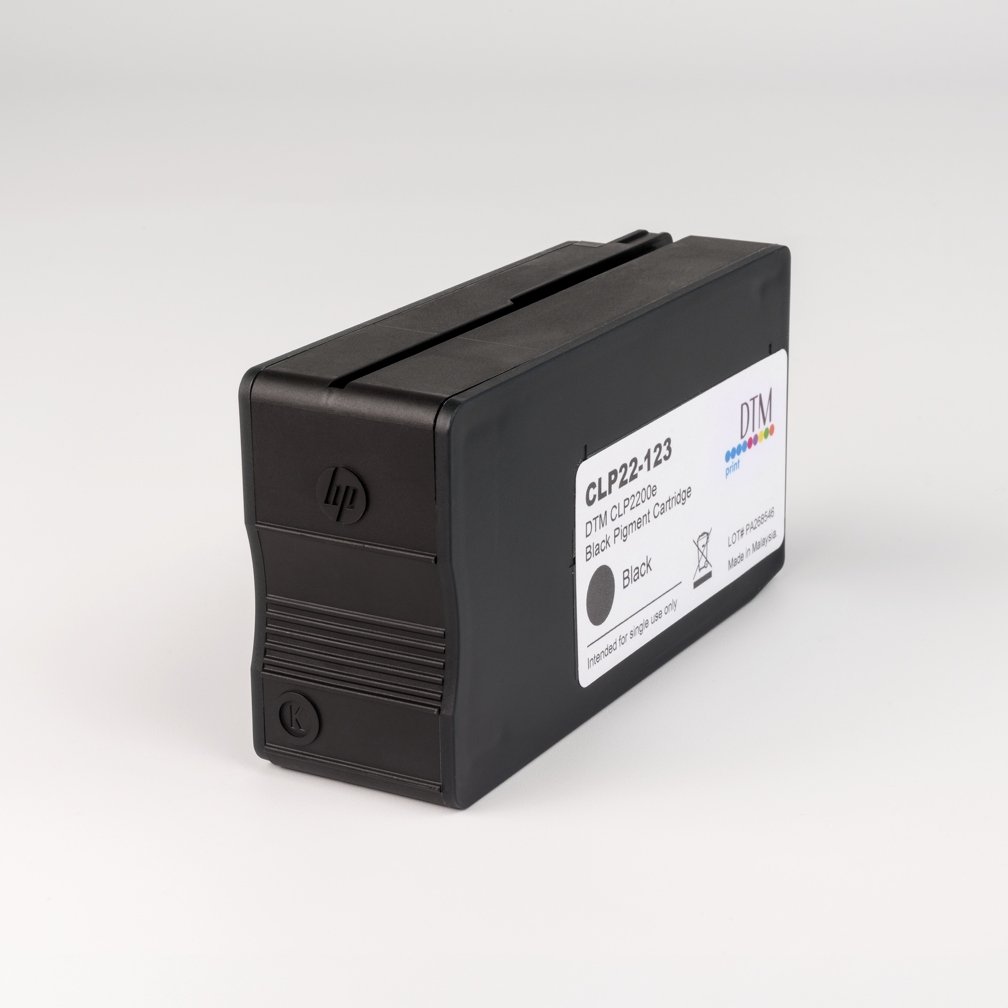 DTM Print CLP22-123 – alkuperäinen Black Pigment -mustekasetti CLP2200e
