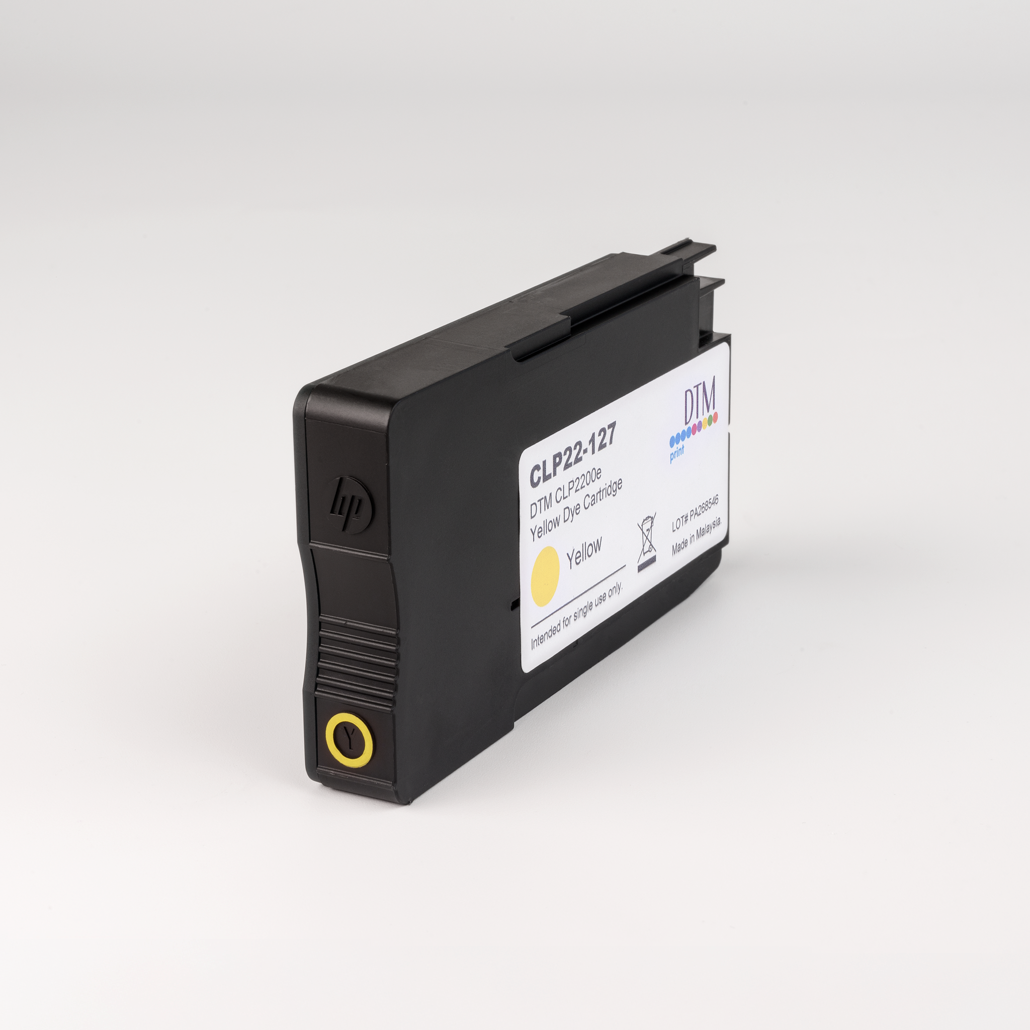 DTM Print CLP22-127 – alkuperäinen Yellow Dye -mustekasetti CLP2200e