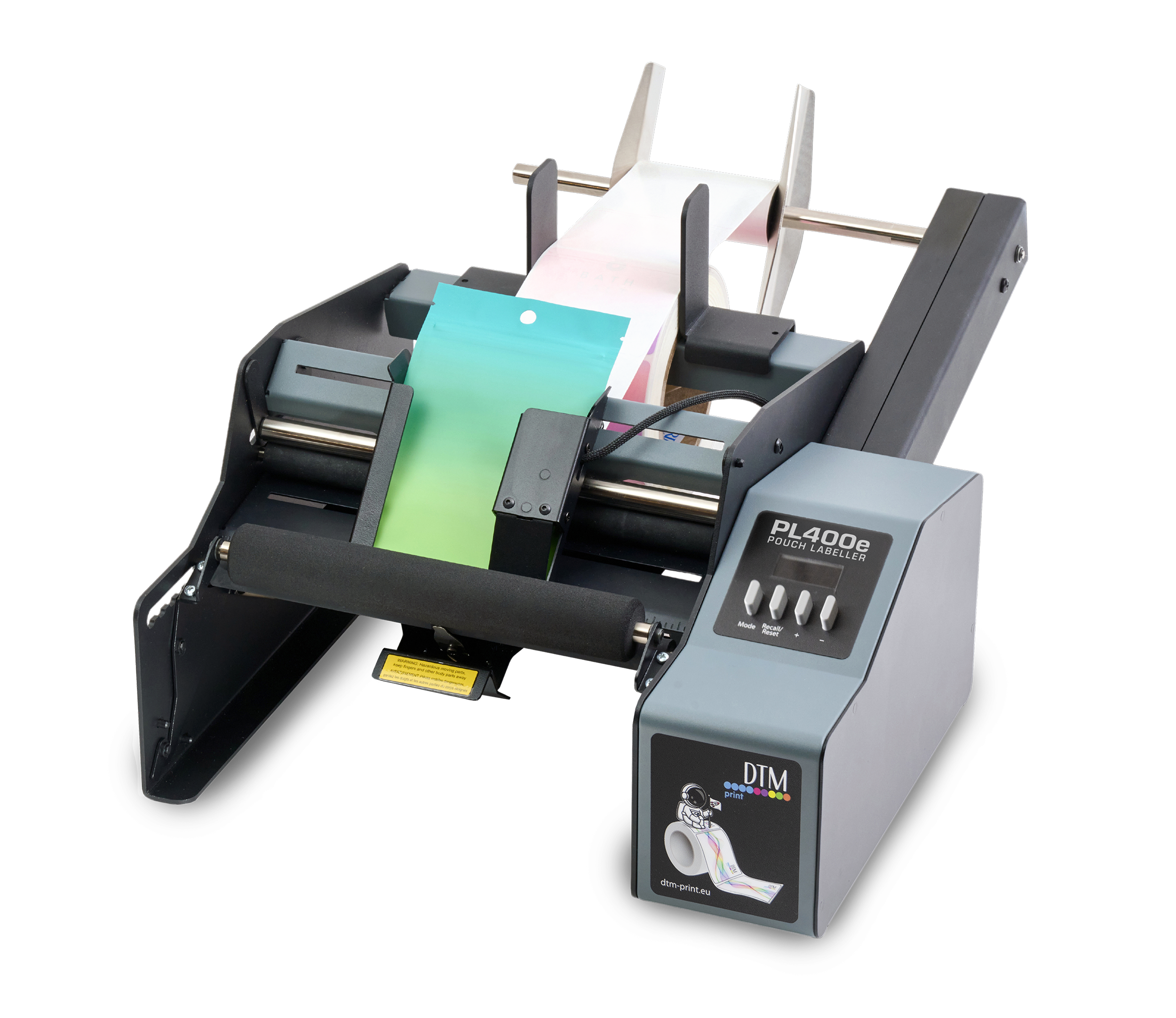 DTM Print PL400e 074182 – valmistajan kuva, pussietiketöinti