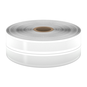 duralabel-2-t1-3001 – havainnekuva DuraLabelin valkoisesta premium-vinyylirullasta; kuvassa on 2-T05-3001 eikä 25 mm 2-T1-3001 -myyntipakkaus