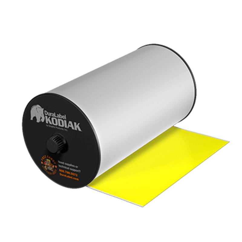 duralabel-k8-3008 – keltainen DuraLabel Kodiak vinyylinauha 200 mm × 15,2 m – SKU-kohtainen tuotekuva