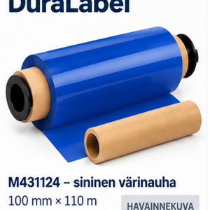 duralabel-m431124 – DuraLabel M431124 sininen lämpösiirtovärinauha 100 mm × 110 m