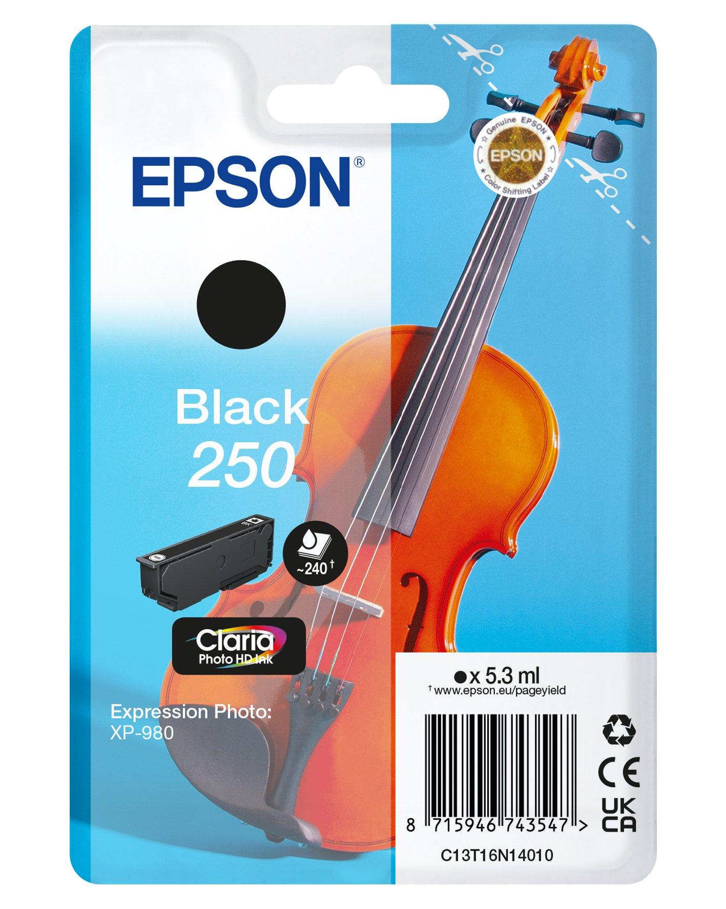 Epson C13T16N14020 250 Violin musta 5,3 ml mustekasetti