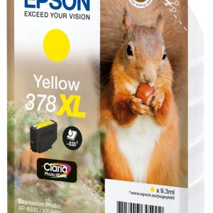 Epson C13T37944020 378XL keltainen Claria Photo HD mustekasetti