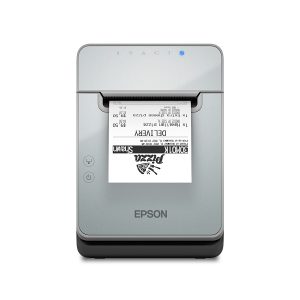 Epson C31CJ52121 TM-L100 (121) taustapaperiton etikettitulostin, musta EU