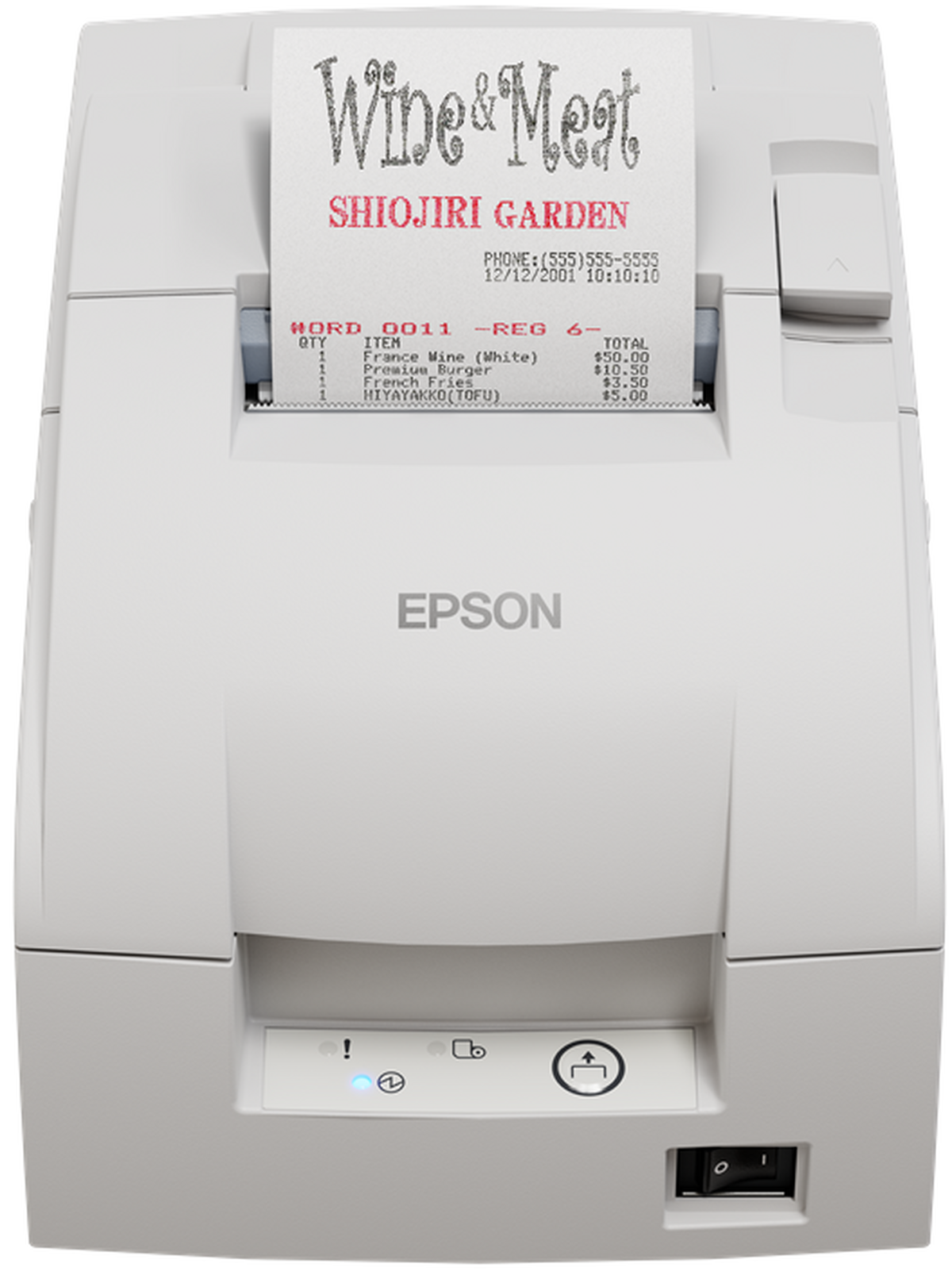 Epson TM-U220IID matriisikuittitulostin ilman automaattileikkuria