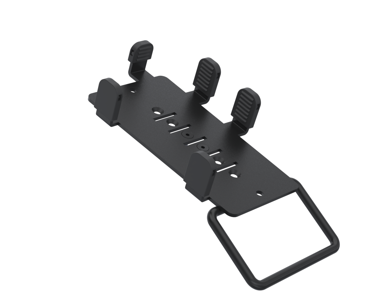 Ergonomic Solutions PAX025-MH-02 – PAX Q25 MultiGrip-laitelevy kahvalla, valmistajan musta sarjakuva; tilattava väri musta