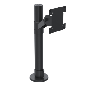 Havainnekuva: Ergonomic Solutions SPV1101-FX, pylvään sivulle kiinnittyvä VESA-näyttöteline. Kuvan väri ei vahvista tilattavan SKU:n väriä.