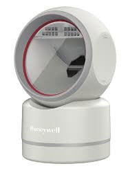 Honeywell Orbit HF680 valkoinen pöytäviivakoodinlukija, mallisarjakuva