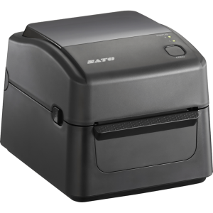 SATO WD312-400NW-EU WS412DT 300 dpi suoralämpöetikettitulostin - valmistajan etuviistotyyppikuva, WLAN-versio
