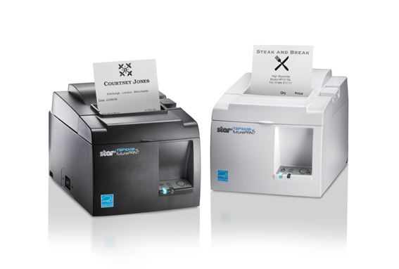 Star Micronics TSP100IIIW -sarjan kuittitulostus ja runkovaihtoehdot, sarjan havainnekuva
